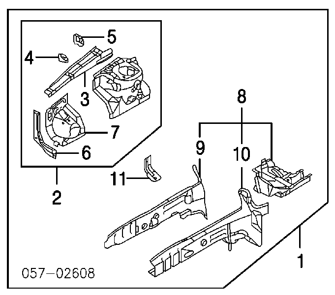  Mitsubishi MR586687 precio, desde  