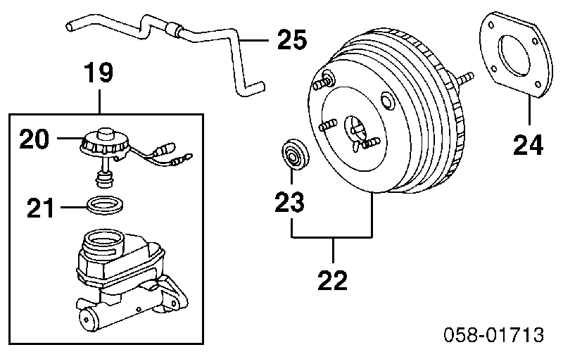 Cilindro principal de freno para Honda Legend (KA7)