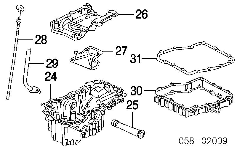 21813P5H000 Honda junta, cárter de aceite