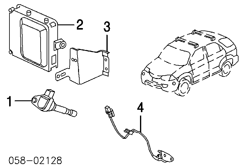 30520-RDJ-A01 Honda bobina de encendido