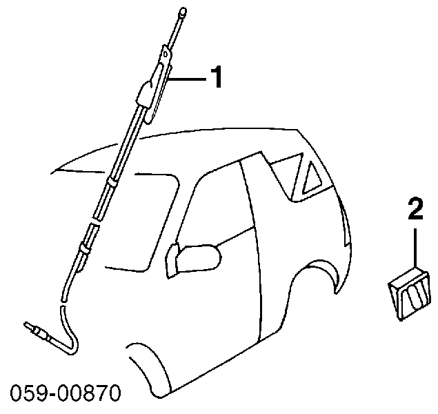 Antena para Suzuki Grand Vitara (FT, GT)