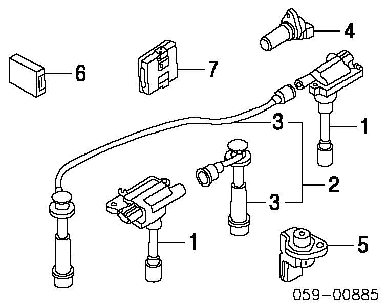 3340065G00000 Suzuki bobina