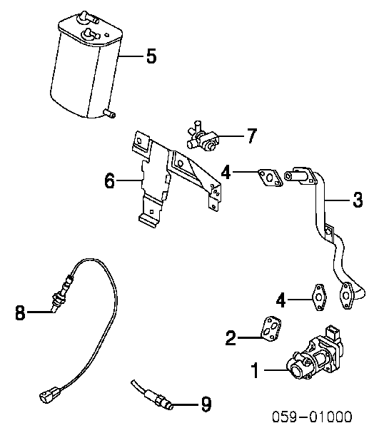 18213-65D10 Suzuki sonda lambda sensor de oxigeno para catalizador