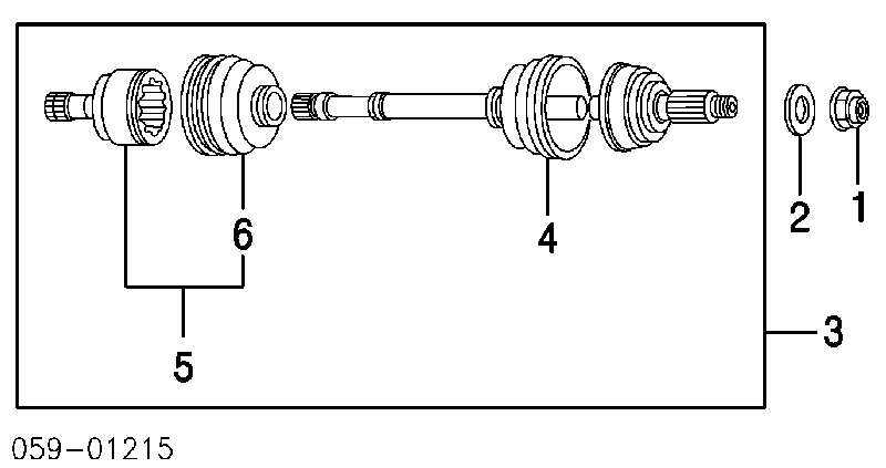 4410554G00 Suzuki junta homocinética interior delantera derecha