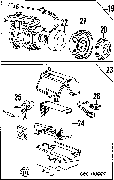 9761128001 Hyundai/Kia evaporador, aire acondicionado