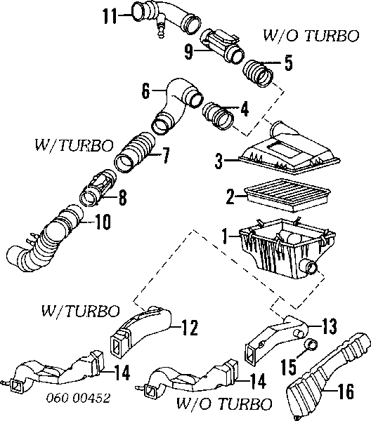 Sensor De Flujo De Aire/Medidor De Flujo (Flujo de Aire Masibo) 2816422110 Hyundai/Kia