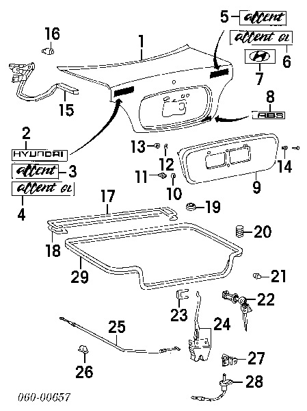 857141G000 Hyundai/Kia