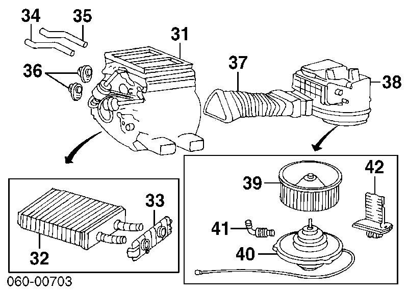 9703529000 Hyundai/Kia resistencia de calefacción