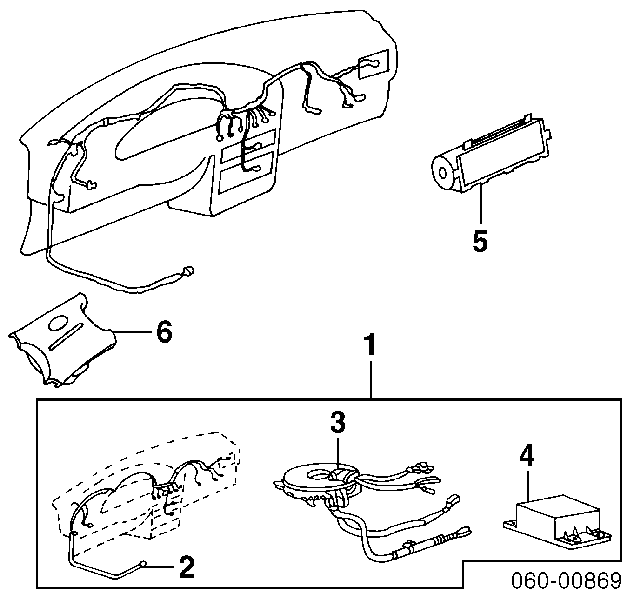Anillo de AIRBAG  para Hyundai Sonata III 