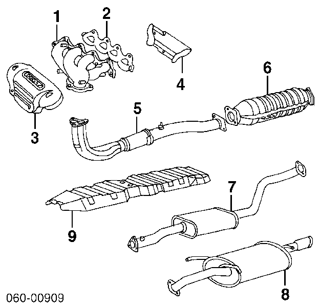 Silenciador posterior 2870029050 Hyundai/Kia