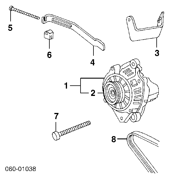 Alternador A3730037110 ADE