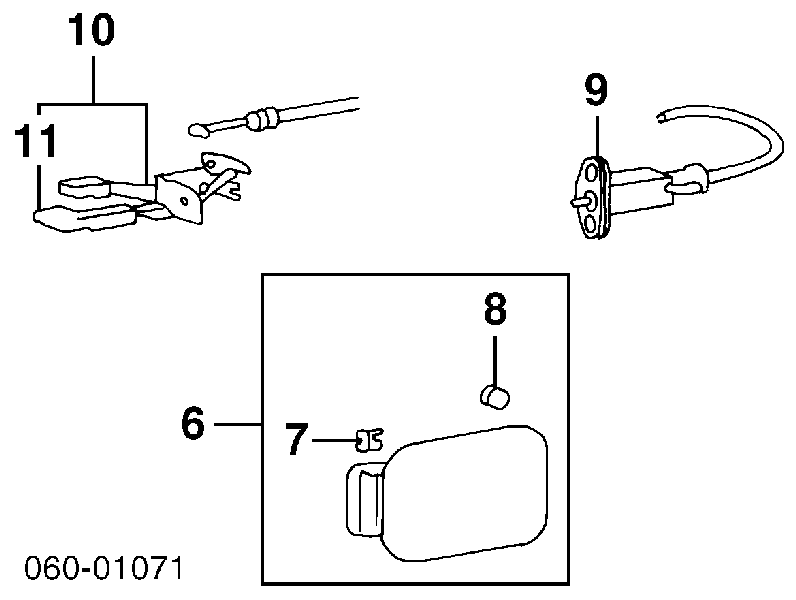 Tapa tanque combustible para Hyundai Sonata IV EF