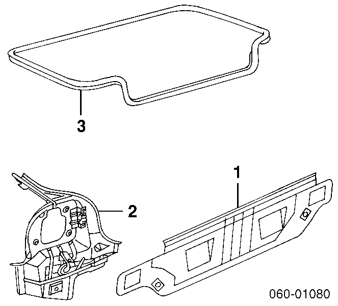 Panel trasero de maletero para Hyundai Sonata (EF)