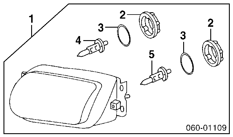 1864755009E Hyundai/Kia bombilla halogeno, luz principal