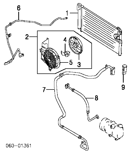 Motor del ventilador del sistema de acondicionamiento de aire para Hyundai Santa Fe 