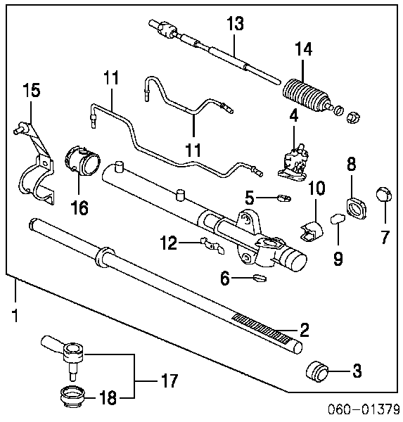 Suspensión, mecanismo de dirección para Hyundai Santa Fe (SM)