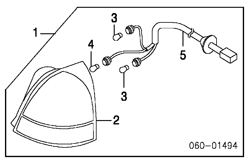 Cristal de piloto posterior derecho para Hyundai Elantra (XD)