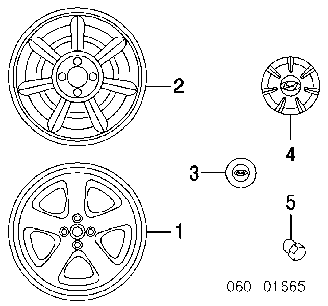 5296027700 Hyundai/Kia tapacubo rueda