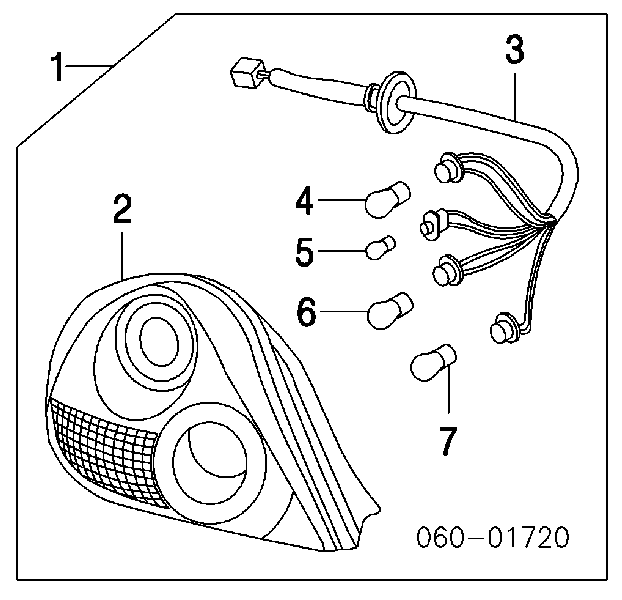 924022C020 Hyundai/Kia piloto posterior derecho