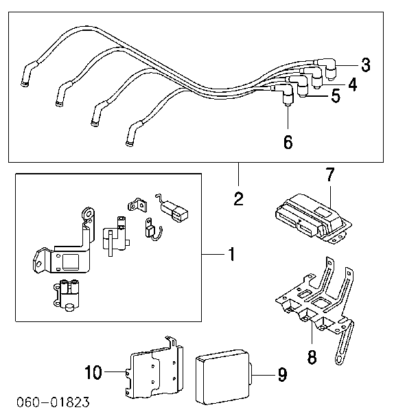 Juego de cables de encendido 2744022020 Hyundai/Kia