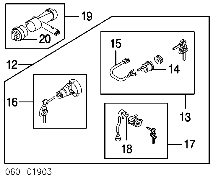 EKS-HY-005 NTY interruptor de encendido / arranque