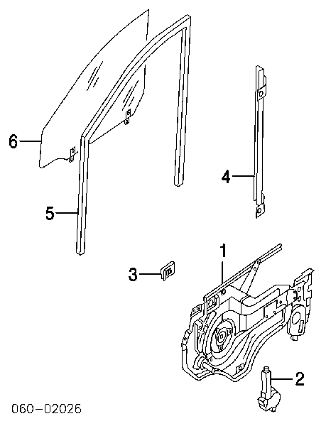 Mecanismo alzacristales, puerta delantera izquierda para Hyundai Elantra 