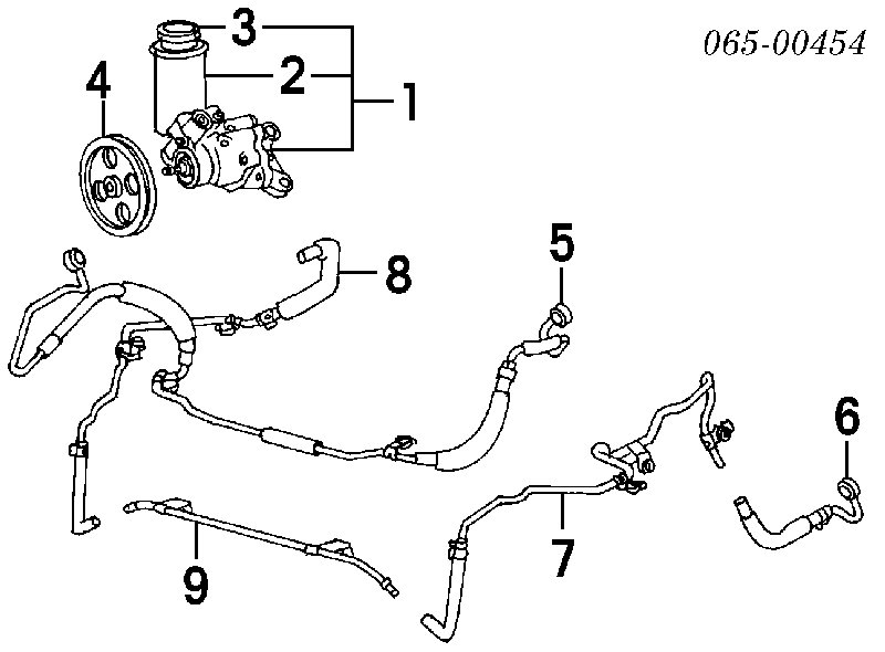 4432050030 Toyota bomba hidráulica de dirección