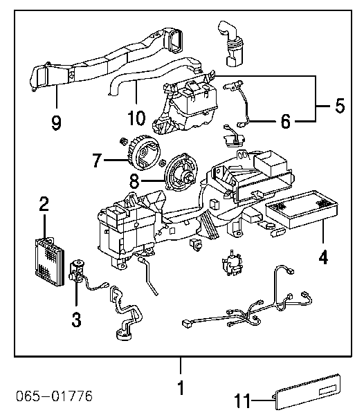 8850830110 Toyota filtro de habitáculo