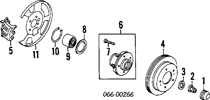 402060P600 Nissan disco de freno delantero