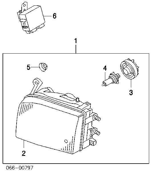 Faro derecho para Nissan Pathfinder (R50)