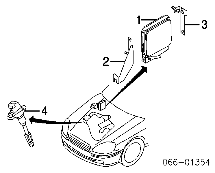 Bobina de encendido 22448AR215 Nissan