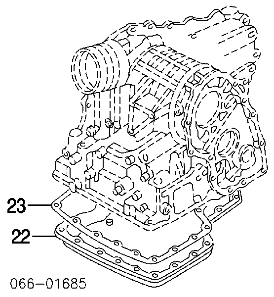 Junta del cárter de la transmisión automática/manual para Nissan Pathfinder (R51)