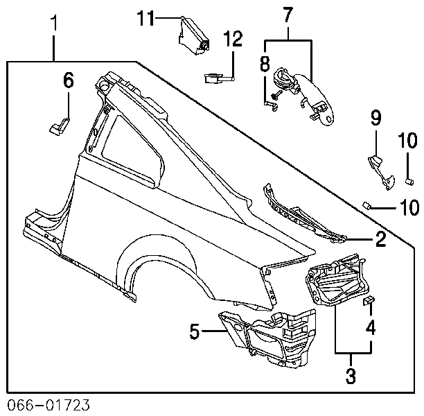 Cerradura, tapa del depósito de gasolina Nissan X-Trail (T31)