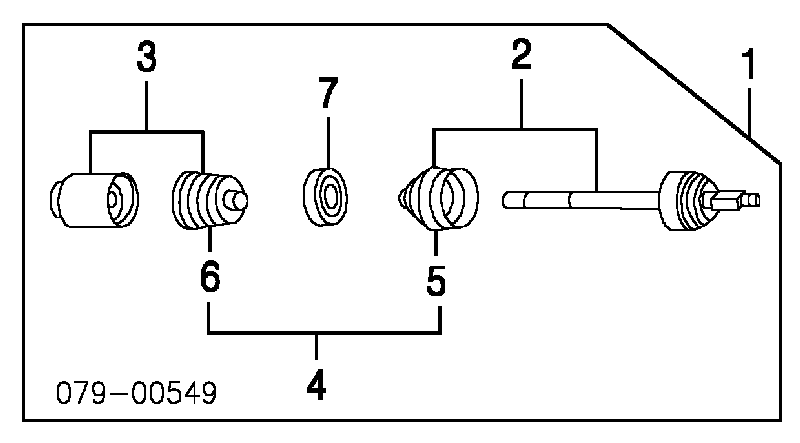 KK3892540XA Hyundai/Kia árbol de transmisión delantero derecho