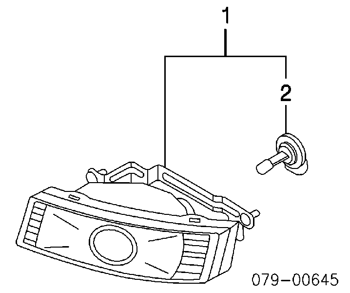 Faro antiniebla derecho 922023C000 Hyundai/Kia