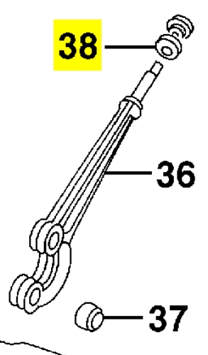 NRC4514 Allmakes silentblock brazo radial (suspension delantero)
