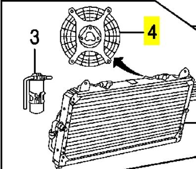 Ventilador para radiador de aire acondicionado para Land Rover Discovery (LJ ,LT)