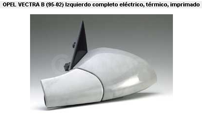 Espejo retrovisor izquierdo 6125433 Alkar