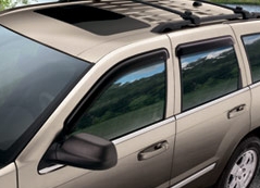 Juego de deflectores de aire de ventanillas, 4 piezas para Jeep Grand Cherokee (Z)