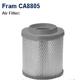 CA8805 Fram filtro de aire