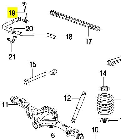 15039569 General Motors soporte de barra estabilizadora trasera