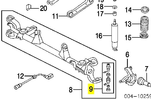 Cojinete de bolas inferior + superior, juego K05012432AA Fiat/Alfa/Lancia