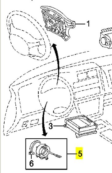 8430606030 Toyota anillo airbag del volante