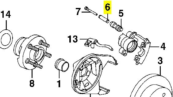 4423573 Chrysler Kit de reparación de pinzas