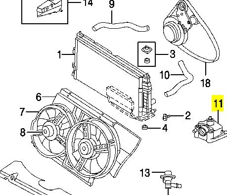 4792329 Chrysler caja del termostato