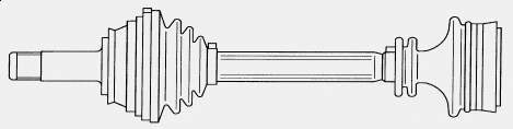 Árbol de transmisión delantero izquierdo VKJC4169 SKF