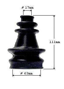 Fuelle, árbol de transmisión delantero interior 23006 GKN-Spidan