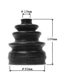 Fuelle semieje delantero exterior Cautex 030214