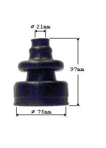 Fuelle, árbol de transmisión delantero interior Peugeot 205 1 741A, C