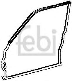Junta de puerta delantera izquierda A2017200578 Mercedes